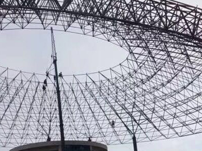 邢台篮球馆球形网架厂家价格